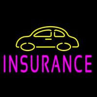 Car Insurance Neonskylt