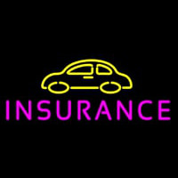 Car Logo Auto Insurance Logo Neonskylt