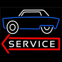 Car Logo Service 1 Neonskylt