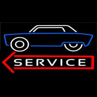 Car Logo Service Neonskylt