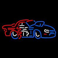 Car Racing Neonskylt