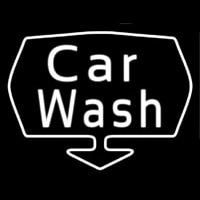 Car Wash Down Arrow Neonskylt