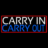 Carry In Carry Out Neonskylt