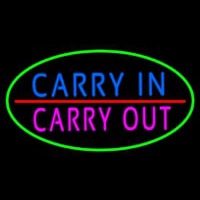 Carry In Carry Out Neonskylt