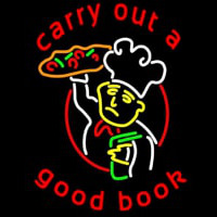 Carry Out A Good Book Neonskylt