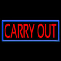 Carry Out Neonskylt