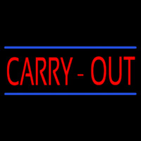 Carry Out Neonskylt