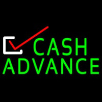 Cash Advance Neonskylt