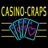 Casino Craps 1 Neonskylt