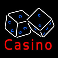 Casino Dice Neonskylt