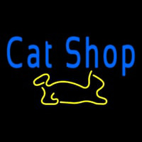 Cat Shop Neonskylt