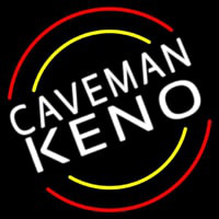 Caveman Keno 5 Neonskylt
