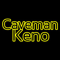 Caveman Keno Neonskylt