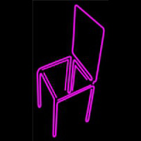 Chair Neonskylt