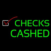 Checks Cashed Neonskylt
