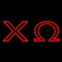 Chi Omega Neonskylt