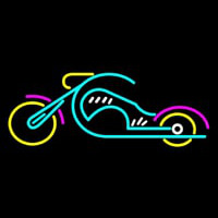 Chopper Motorcycle Neonskylt
