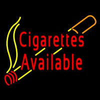 Cigarettes Available Neonskylt