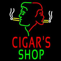 Cigars Shop With Logo Neonskylt