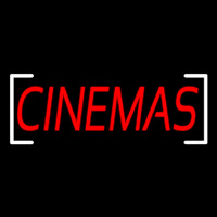 Cinemas Red Neonskylt