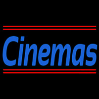 Cinemas With Line Neonskylt