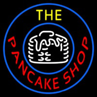 Circle The Pancake Shop Neonskylt