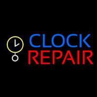 Clock Repair Block Neonskylt