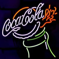 Coca Cola Coke Pub Display Affär Öl Bar Neonskylt Present Snabb Leverans