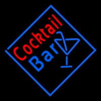 Cocktail Bar With Wine Neonskylt