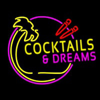 Cocktails And Dreams Bar Neonskylt