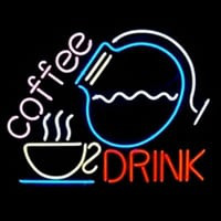 Coffee Drink Logo Neonskylt