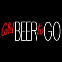 Cold Beer To Go Neonskylt