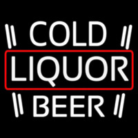 Cold Liquor Beer Neonskylt