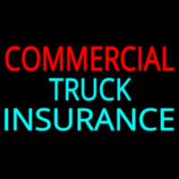 Commercial Truck Insurance Block Neonskylt