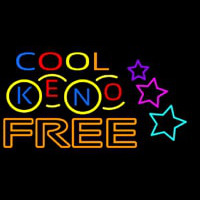 Cool Keno Free 1 Neonskylt