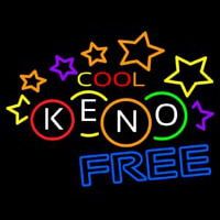 Cool Keno Free 3 Neonskylt