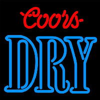 Coors Dry Beer Sign Neonskylt