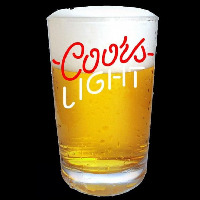 Coors Light Beer Glass Beer Sign Neonskylt