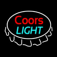 Coors Light Bottle Cap Beer  Neonskylt