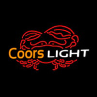 Coors Light Crab Neonskylt