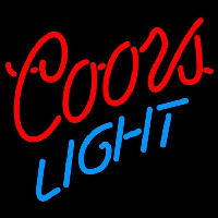 Coors Light Logo Beer Sign Neonskylt