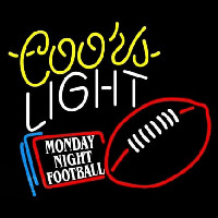 Coors Light Monday Night Football Neonskylt