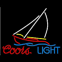 Coors Light Sailboat Neonskylt