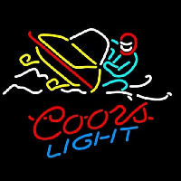 Coors Light Snowmobile Neonskylt