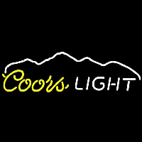 Coors Light Waterfall Beer Sign Neonskylt