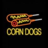 Corn Dogs Neonskylt