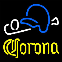 Corona Baseball Beer Sign Neonskylt