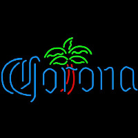 Corona Dominator Palm Tree Beer Sign Neonskylt