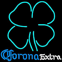 Corona E tra Clover Beer Sign Neonskylt