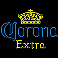Corona E tra Crown Beer Sign Neonskylt
